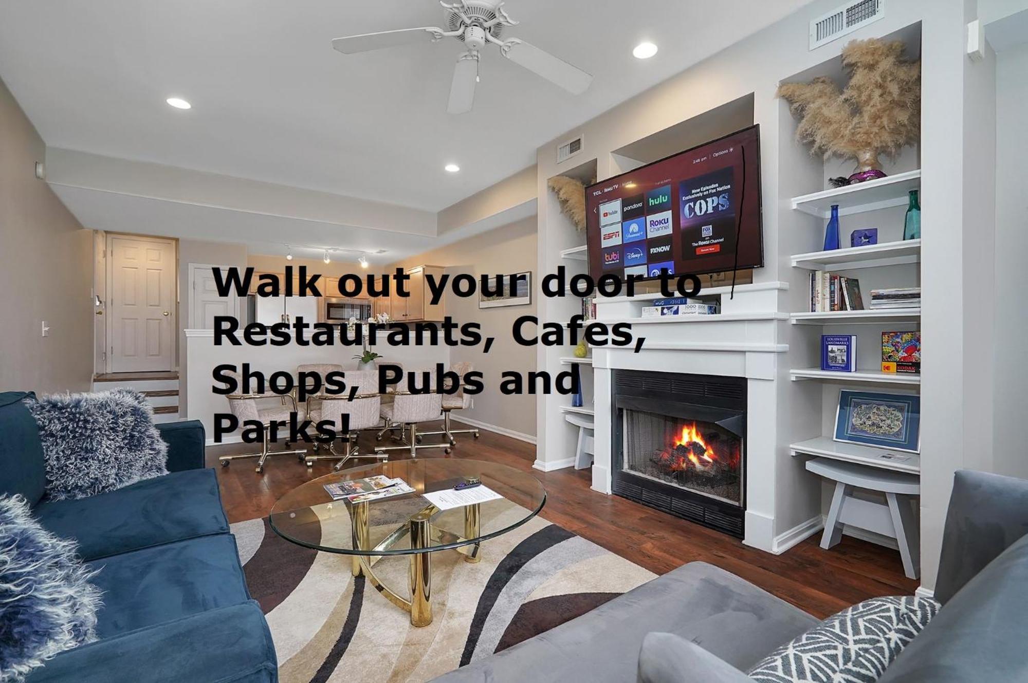 Lux Townhouse, Walk To All, Sleeps 6 Adults Луисвилл Экстерьер фото